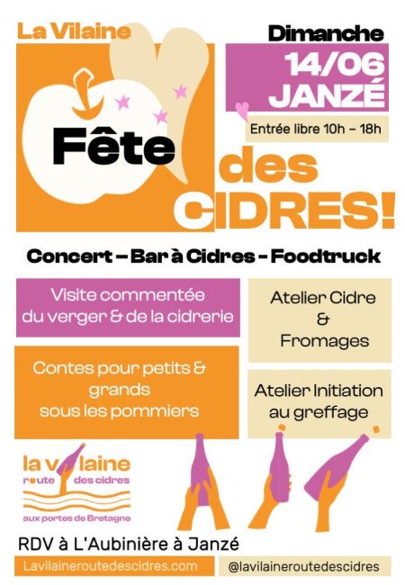 Affiche Fête des Cidres