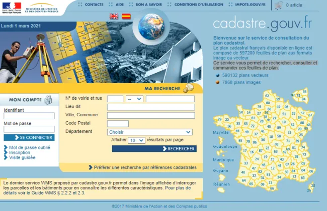 Service France Cadastre